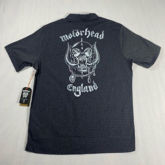 $95 Roark Men’s Run Amok Bless Up Trail Motörhead Stretch Shirt-Grey-Medium-NWT - Picture 1 of 9